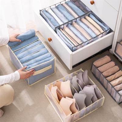 Kleiderschränke Kleidung Organizer Hosen Jeans Aufbewahrungsbox Schrank Organizer Schubladen Unterwäsche Socken T-Shirt Kleiderschrank Lagerung Organizer