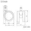 5Pcs Office Chair Wheel Safe for All Floor,No Mats Needed, Noise Free & Smooth Gliding,Universal Fit Office Chair Casters