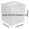 Stone & Diamond Pattern Transparent Acrylic Piggy Bank