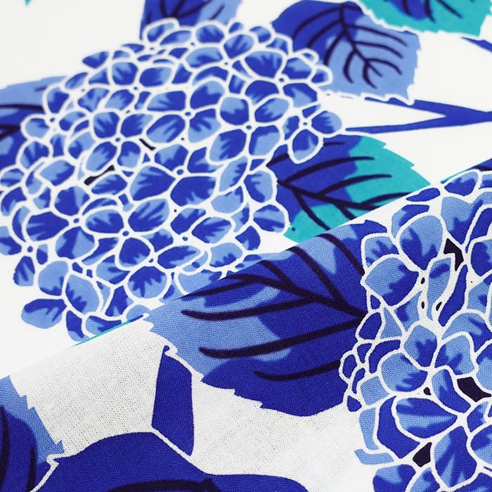 Anbo Dyeing Hand Towel Iroe Hydrangea Authentic Dyed Cotton Tokuoka Made In Japan 35cm X 100cm "Dye-Tsuke White" 100%