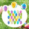 24 Pieces Easter Decoration Eggs 6x4cm Tree Basket Ornaments for Window Party Home