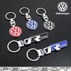 3D Metal Car Keychain Emblem Key Ring Accessories For VW Golf Tiguan T-Roc Polo Passat ID.4 T-Cross ID.3 Taigo ID.7 Atlas Beetle Yy1