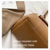 Borsa da donna Design di nicchia Monocolore Borsa a spalla Versatile Senso di superiorità Grande capacità Borsa a tracolla