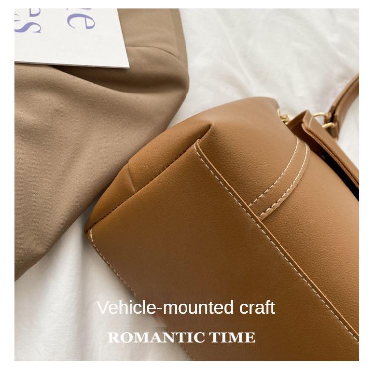 Borsa da donna Design di nicchia Monocolore Borsa a spalla Versatile Senso di superiorità Grande capacità Borsa a tracolla