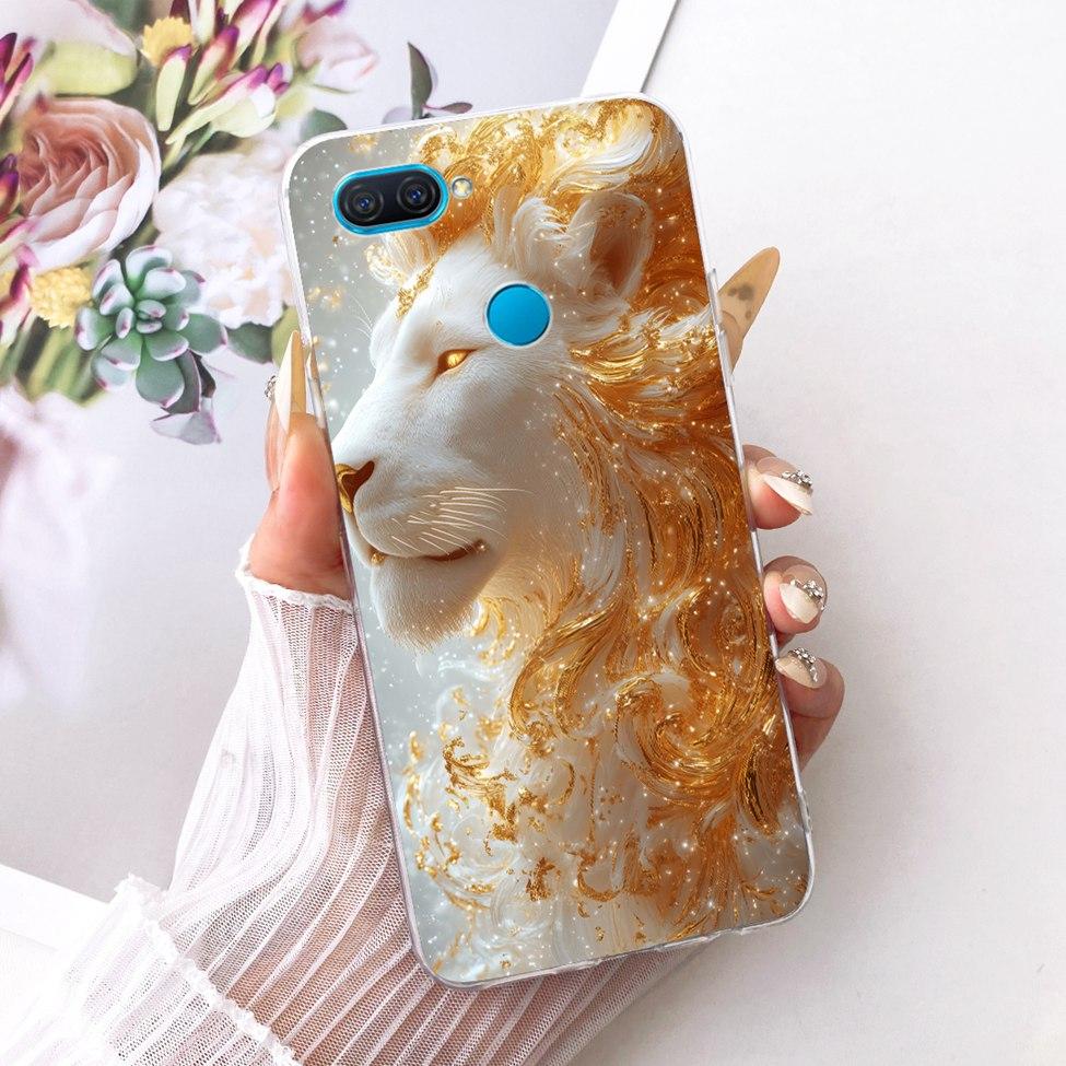 For Oppo A12 Clear Case Aesthetic Luxury Cute Fashion Flowers Funny Painted Casing For Oppo A 12 CPH2083 CPH2077