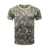 T-shirt camouflage 3D pour hommes, vêtements d'extérieur, mode décontractée, col rond, manches courtes, été, rue, surdimensionné, t-shirts de sport en plein air pour hommes