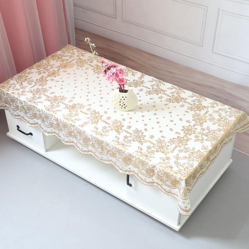 Kunststoff-Tischdecke, wasserdicht, verbrühungs- und ölbeständig, waschbare Tischdecke, PVC-Esstischmatte, rechteckige Couchtisch-Tischdecke, pastoral