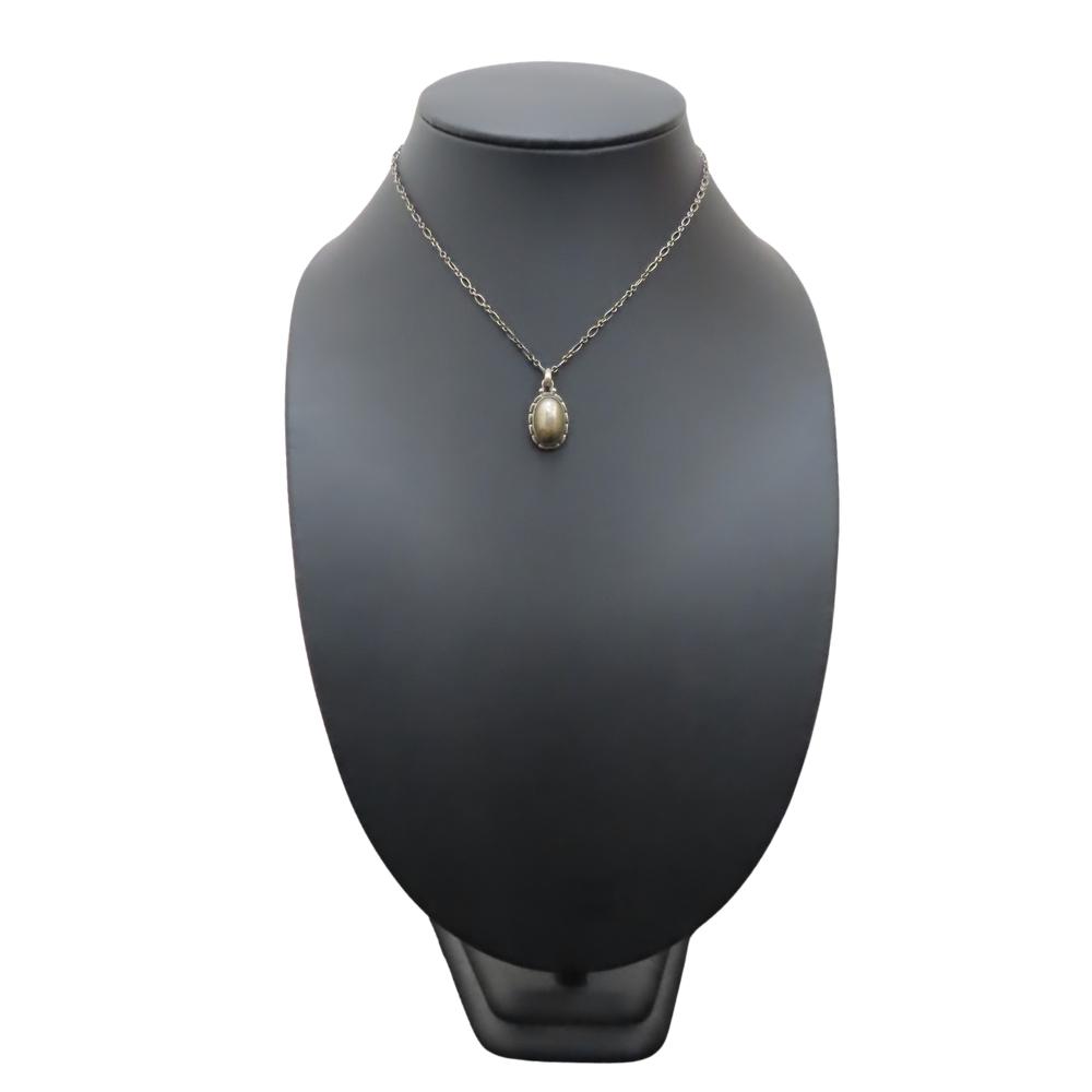 Used Georg Jensen Necklace Heritage Year 2001 Silver925 11.5g Silver Pendant