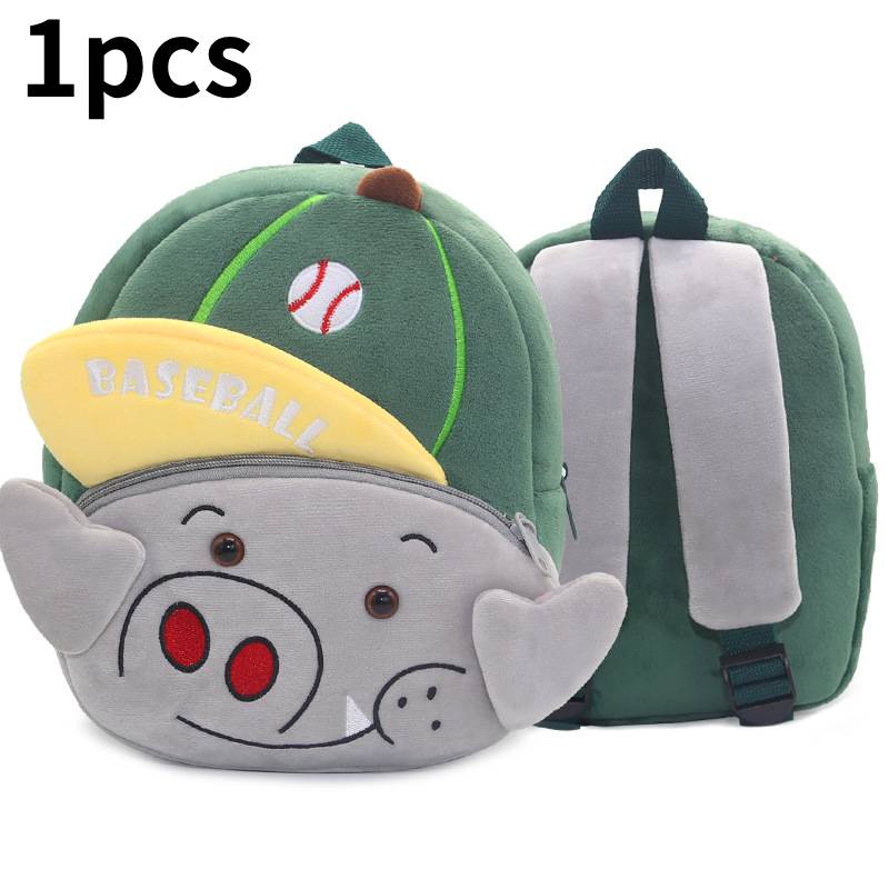 Sports Meet Animal Children Plush Backpack Storage Shoulder Bag Fashion Gift