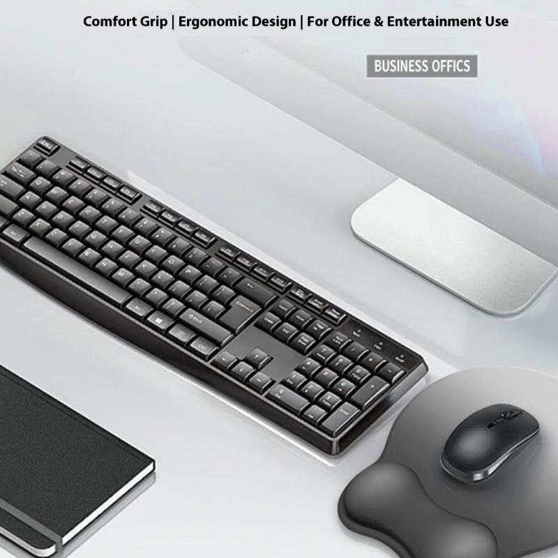 AntiSlip Mouse Pad With Memory Foam Wrist Rest Skin Friendly Ergonomic Wrist Support Gradient Color For Computer