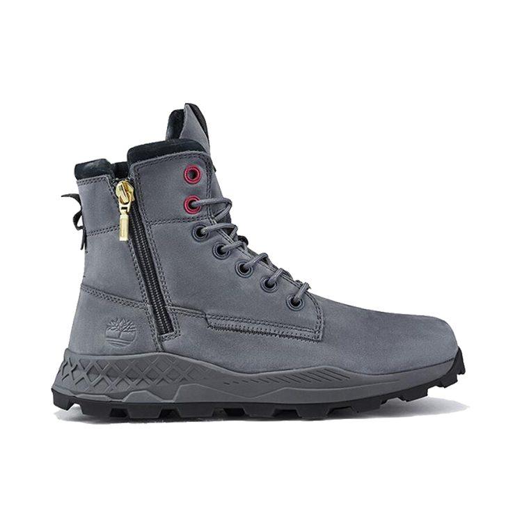 Timberland Brooklyn Side Zip Boots 'Medium Grey Nubuck' A41AW