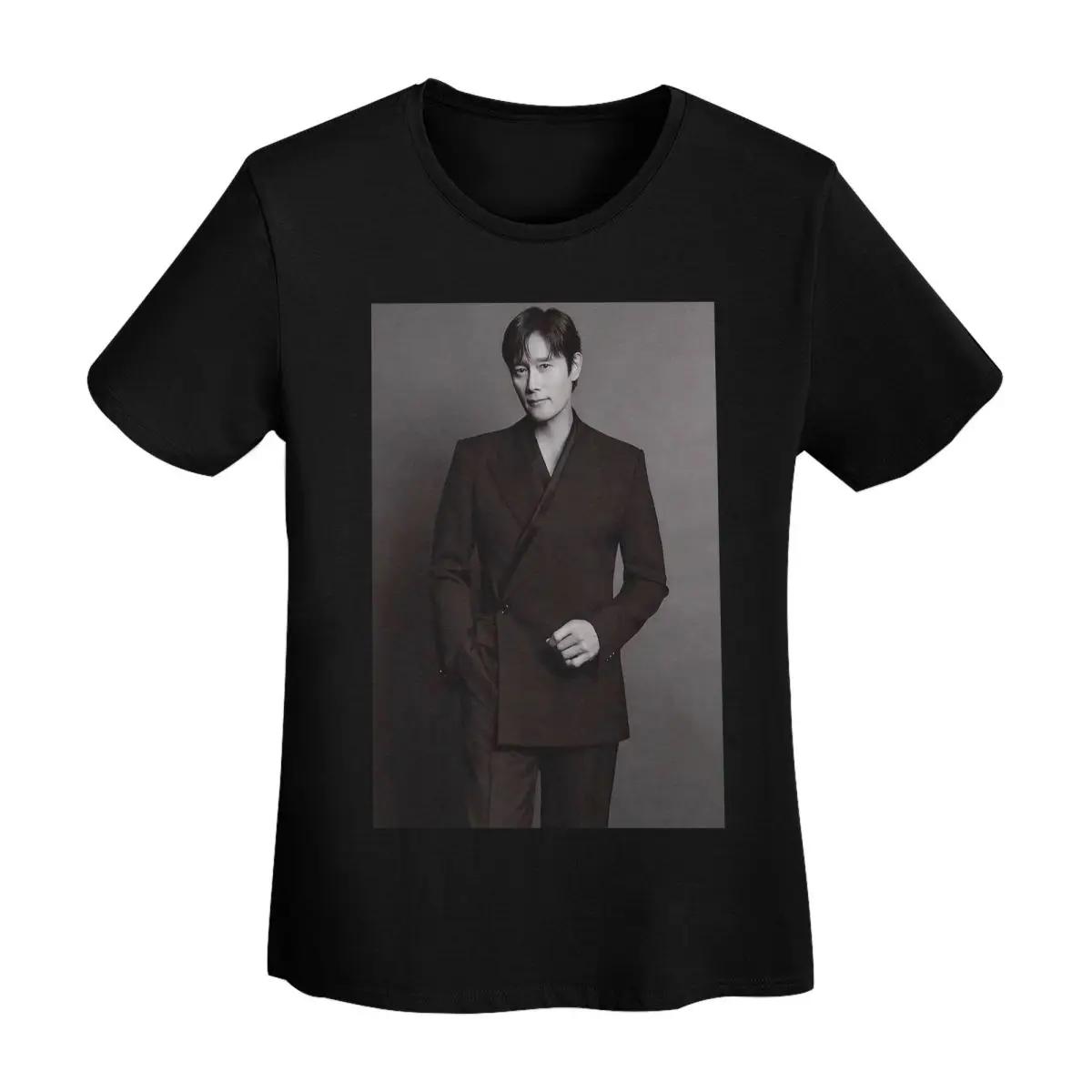 

Lee Byung Hun Actor TShirt Women Short Sleeve T Shirts ONeck Clothes Cotton Summer Tees Streetwear 4XL