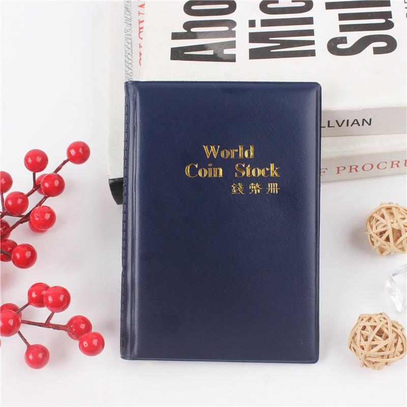 60 Large Grids Coin Register Coin Collection Book Small Ancient Coin Copper  Commemorative Album Home Garden