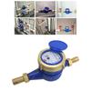 WaterFlow Meter Water Meter 15mm Cold Water Meter withFittings for Garden & Home Usage