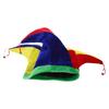 Clown Costume Hat Rainbow Color Halloween Props Cosplay Party Accessories Christmas Carnival Party Costume for Teenagers