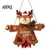 Xmas Window Decorations Wooden Christmas Hanging Pendant Cartoon Welcome Sign for Front Door Ornaments Wall Decor