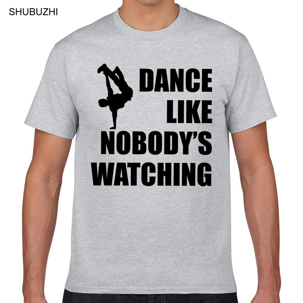 

Tops T Shirt Men dance like nobodys watching Basic Black Geek Short Male Tshirt male brand teeshirt men summer cotton t shirt S