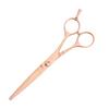 DEEDS GDZ Pink Gold Titanium by Japanese Scissors Professional Hairdressing Scissors with Storage Case [PF] Scissors, 5.5 Inches, Manufacturer,