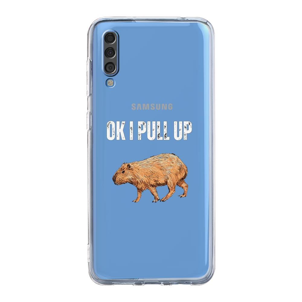 Cute Cartoon Capybara For Samsung A14 5G Phone Case A12 A22 A32 A34 A42 A52 A54 A50 A70 A30 A40 A20E A10S A20S A02S A04S Cover