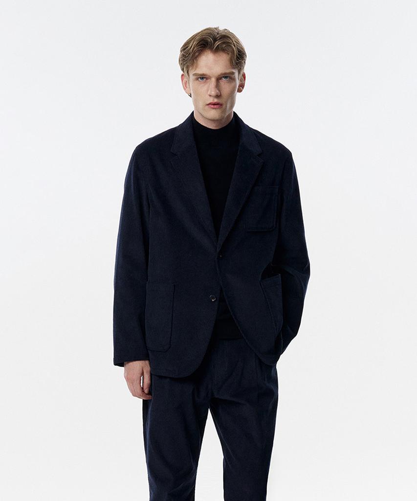 TAILDERN Wes Corduroy Jacket Navy
