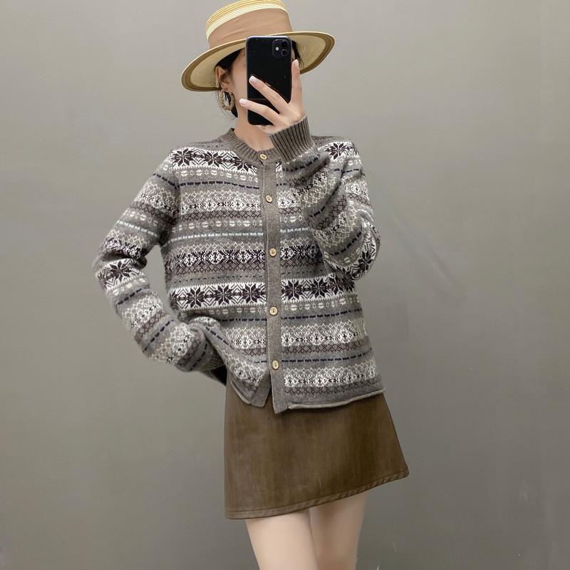 Qinghe 100% Pure Cashmere Women's Sweater - Ultra Soft Luxury Winter Pullover