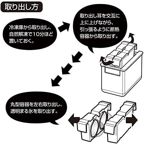 Perfect Gift! [Set of 2 Whiskey Glasses and Ice Maker] Rocks Glass, Ice Maker, Whiskey, Doshisha, Rocks, Whiskey Glass, Ice Ball, Perfect for Whiskey,