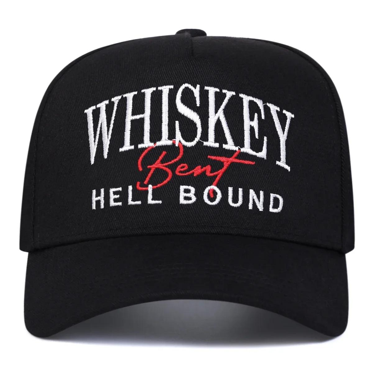 

Unisex Whiskey Letter Embroidery Baseball Caps Spring Autumn Outdoor Adjustable Casual Hats Sunscreen Hat Sports Cap