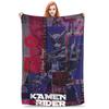 Kamen Rider Anime Blanket Multiple Sizes Super Soft and Warm Throw Blankets for Couch Sofa and Bed