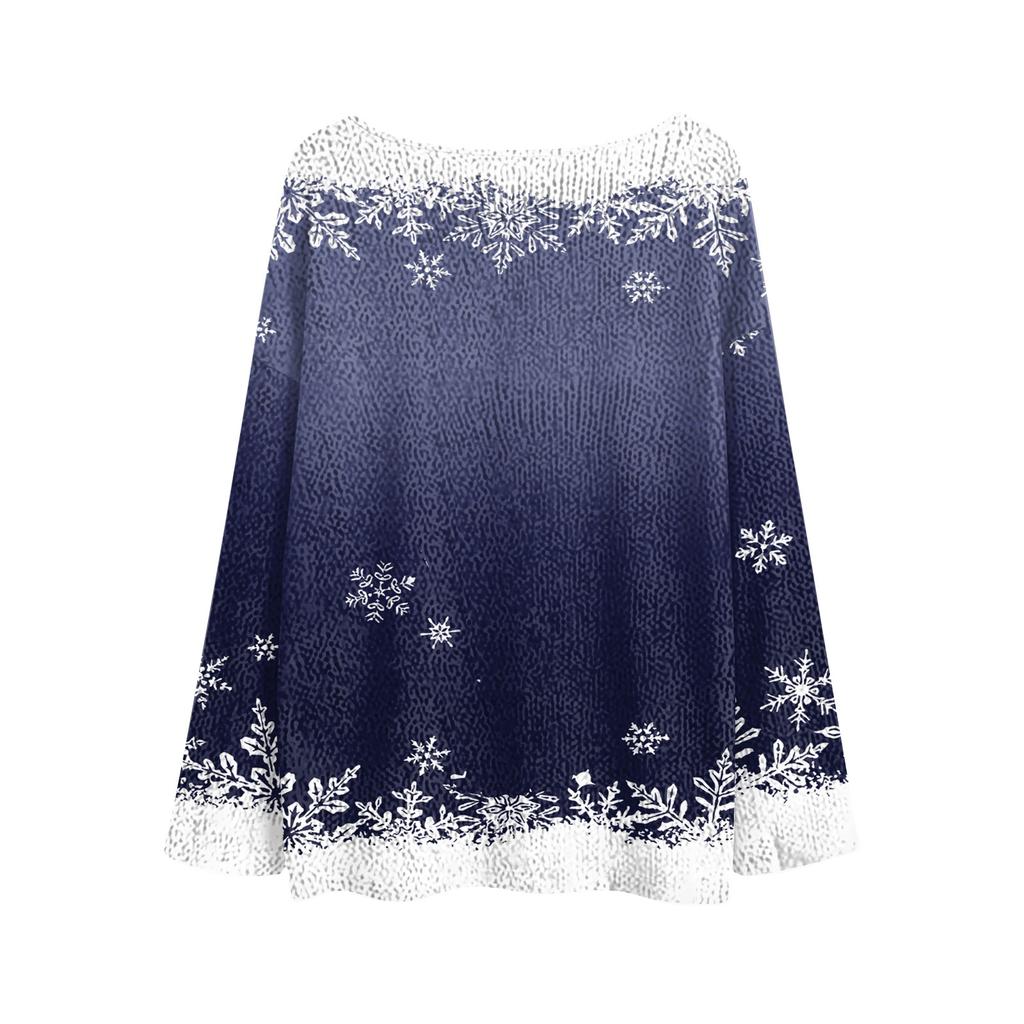 Christmas Sweatshirts For Women Knit Sweater Cute Shirt Fall Crewneck Pullover Tops