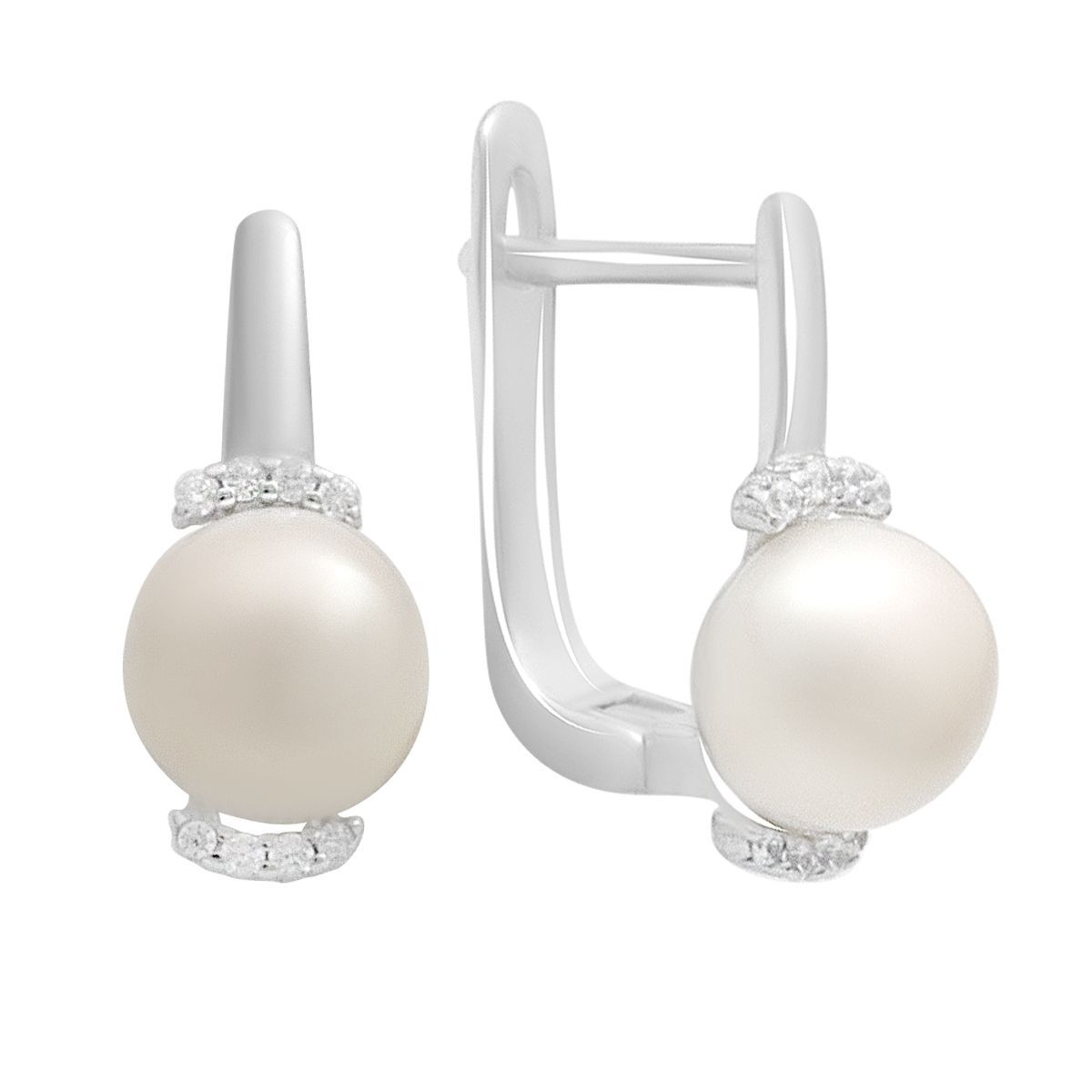 

Срібні сережки з натуральними перлами (2186847)