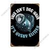 Husky Glitter Metal Sign Plaques Living Room Decoration Cave Cinema Tin Sign Poster
