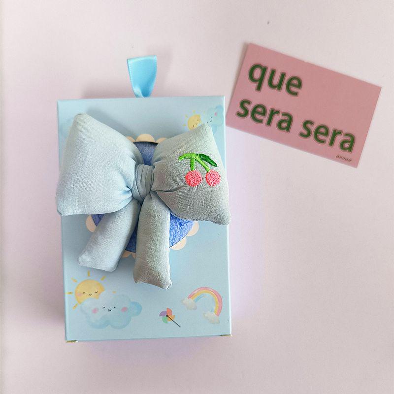 Cute Bow Coral Fleece Hand Towel - Wedding Souvenir Gift Standard