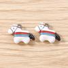 5PCS New Zinc Alloy Animal Pendant Accessories Little Horse Multi-purpose DIY Accessories Necklaces Charms DIY Jewelry Making