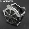 Motorcycle All Chrome Air Cleaner Air Filter System For Harley XL Sportster 04-22 Touring Road Glide 08-16 Dyna Softail Fat Boy