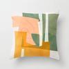Decorative Home Pillow Case Cushion Covers  Nordic    Pink Red Morandi Geometric Abstract  Yellow