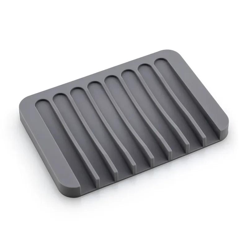 Przenośna mydelniczka Miękka silikonowa kwadratowa mydelniczka Ociekowa mydelniczka na biżuterię Dekoracja Akcesoria łazienkowe Zestaw narzędzi