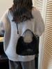 Small 2025 Versatile Bucket Plush Bag Furry Handheld Crossbody For Women Perfect For Autumn And Winter
