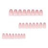 Pure Color False Nails Long Ballerina Nail Tips Fashion Press On Nails  Women Girls