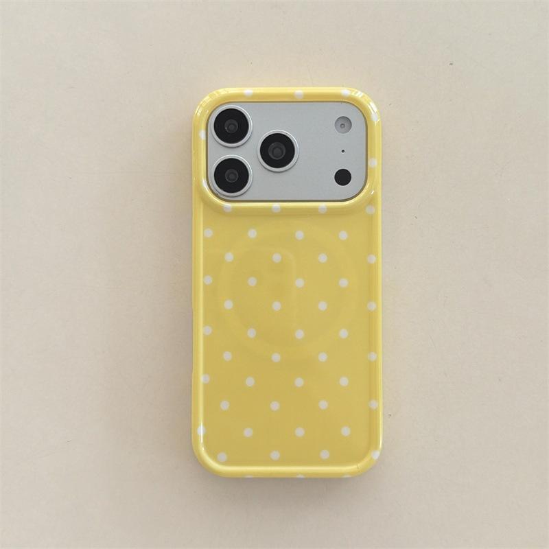 3D Lemon Peach Magnetic Stand Case for iPhone 17/16 Pro Max/15 Pro