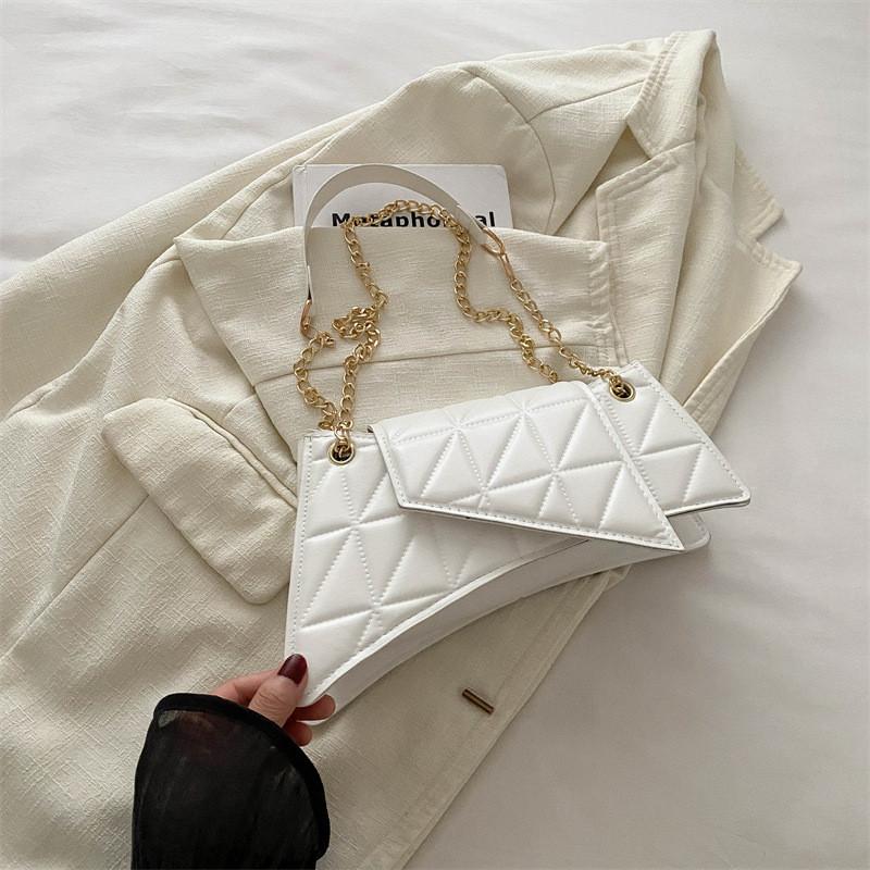 

Stylish Casual Summer Handbag For Women Beautiful Versatile Square Crossbody Bag білий