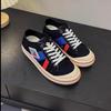 2025 autumn new low-top breathable men and women couples canvas shoes color matching board shoes versatile platform casual sports shoes