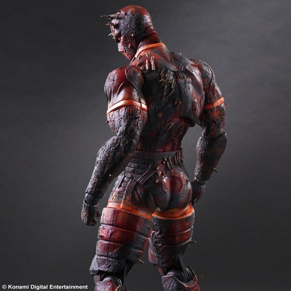 PLAY ARTS Kai METAL GEAR SOLID V THE PHANTOM PAIN Burning Man PVC bemalte bewegliche Figur