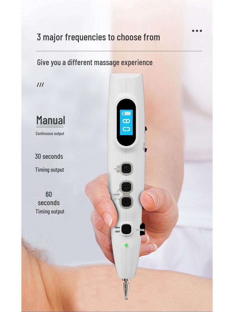 Intelligenter elektronischer Akupunkturstift: Energiepuls-Massage für Akupunkturpunkte und Meridian-Therapie