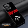 The Sopranos  Classic Movie Poster Phone Case For iPhone 16 15 14 13 12 11 Plus Pro Max Limited Black Hard Case Sheepskin