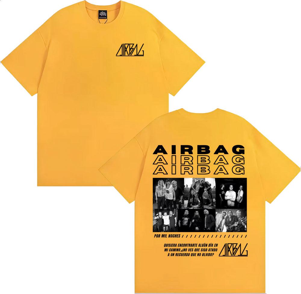 

Airbag Anarquia En Buenos Aires Album 2026 Tour T Shirts Men Women Casual Cotton Short Sleeve Tshirts Fashion Oversized T Shirt L