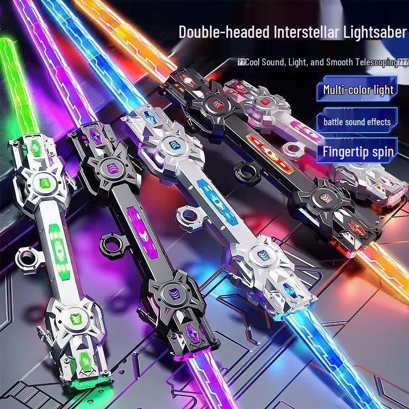 Star Wars Retractable Dual-Blade Lightsaber Toy