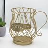 Universal Coffee Capsule Storage Basket Coffee Cup Basket Vintage Coffee Pod Organizer Holder Black For Home Cafe Hotel