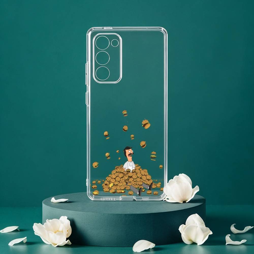 B-Bob's B-Burgers-RS Phone Case For Samsung Galaxy S24 S25 S23 S22 S21 Plus S24 S25 Transparent Cover Case