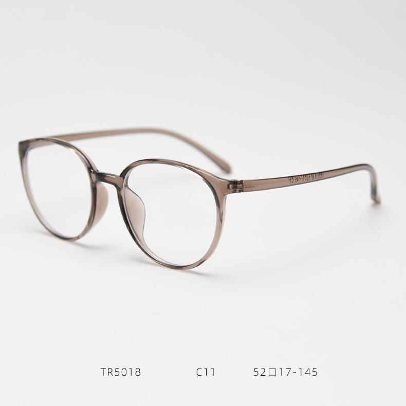 Anti Blue Rays Round Prescription Glasses For The Nearsighted Leopard Frame Ultrafine Student Myopia Glasses 0 -1.5 -3.5 -6.0