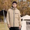 JEEP Men's Spring/Autumn Windproof Hiking Jacket with Detachable Hood